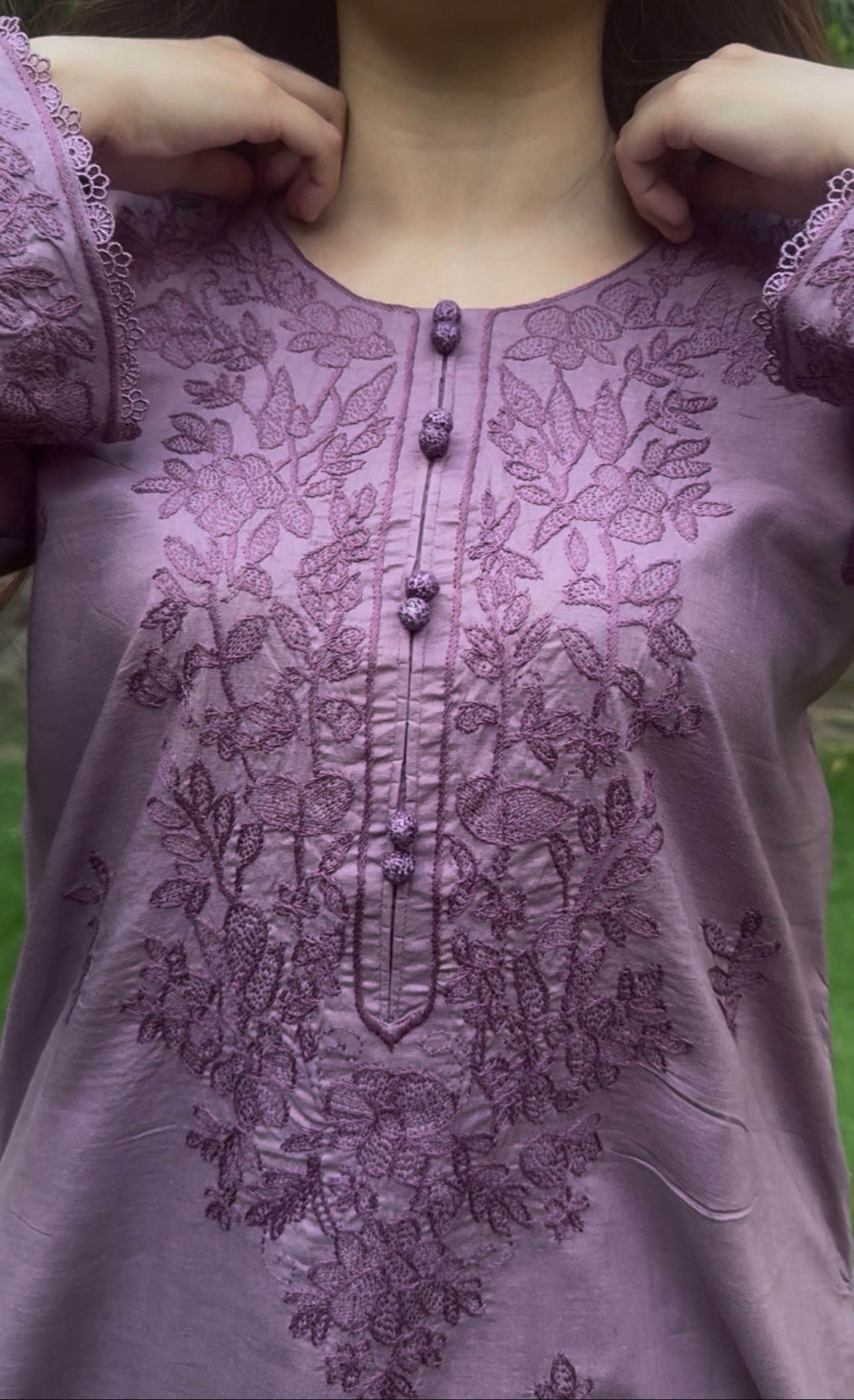 Lavender - 2 Piece Set (Kurta & Trouser)