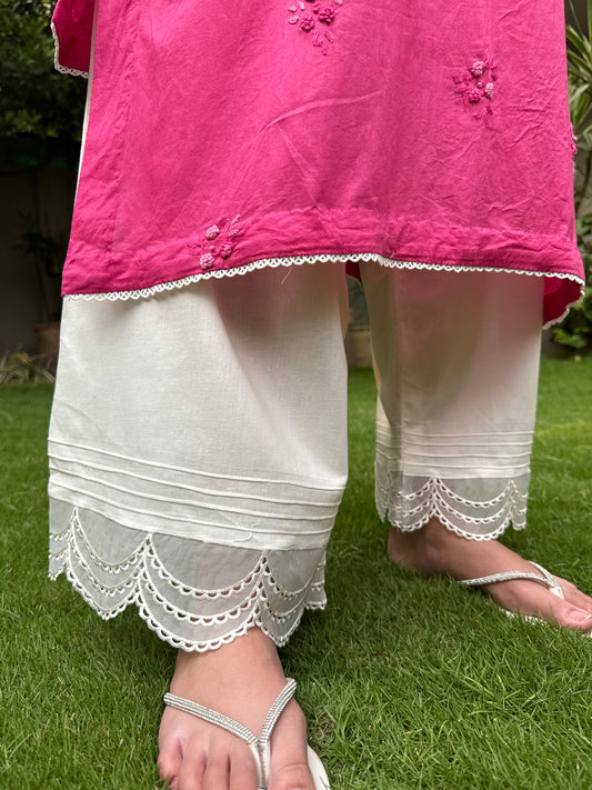 Scalloped Classic Trousers